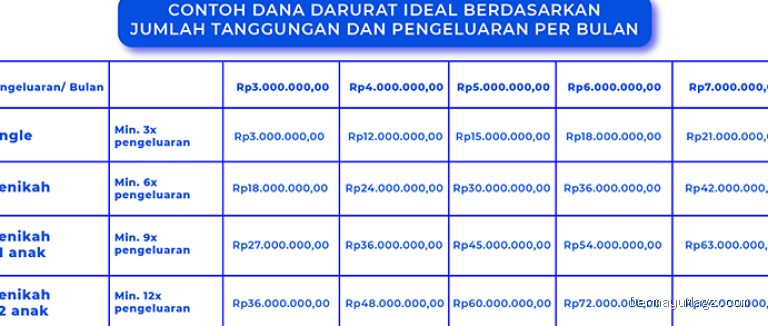 Photo by tanamduit.com - Ideal Dana Darurat Berapa Kali Lipat dari Pengeluaran Bulanan?