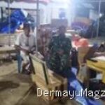 Kebakaran Rumah Nelayan Indramayu, Koramil Kandanghaur Dirikan Posko Siaga
