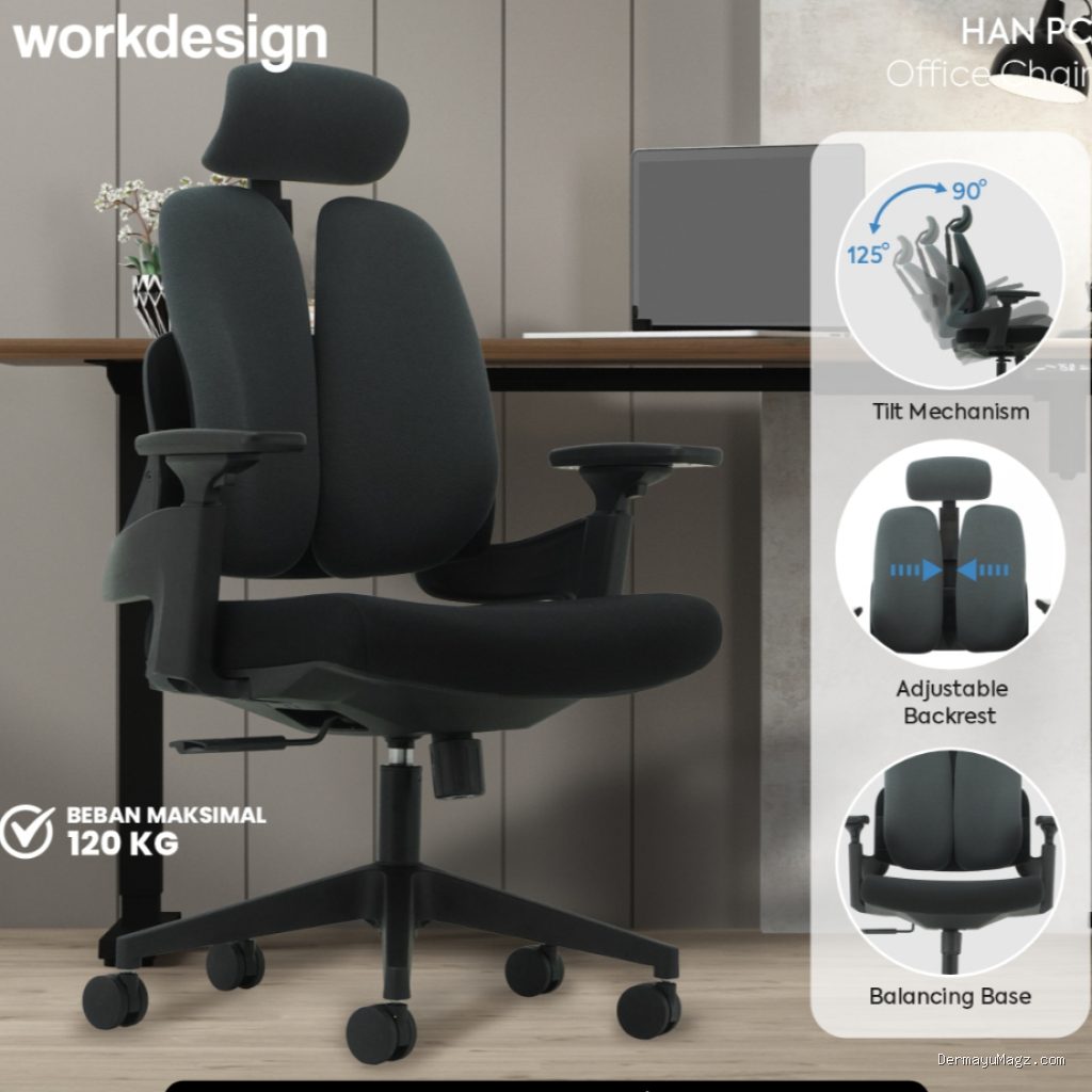 Photo by shopee.co.id - Panduan Memilih Kursi Kerja Ergonomis untuk Kenyamanan Maksimal