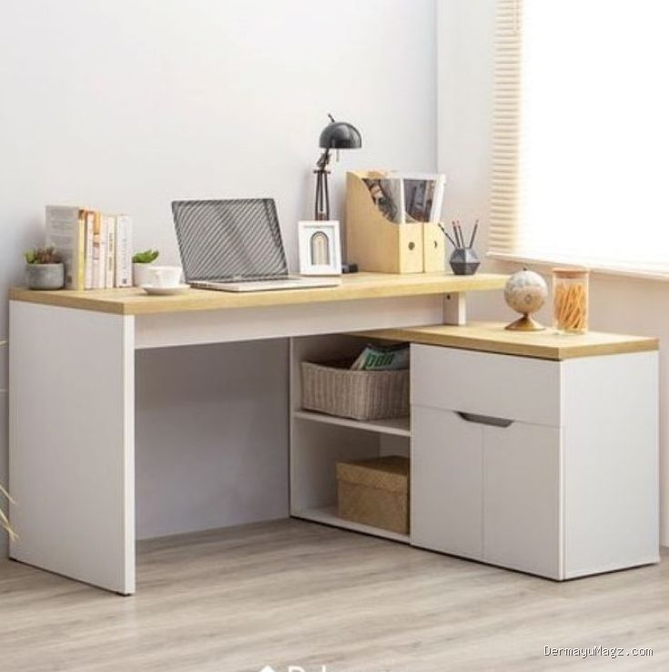Photo by pinterest.com - Panduan Menata Meja Kerja Minimalis agar Nyaman dan Produktif