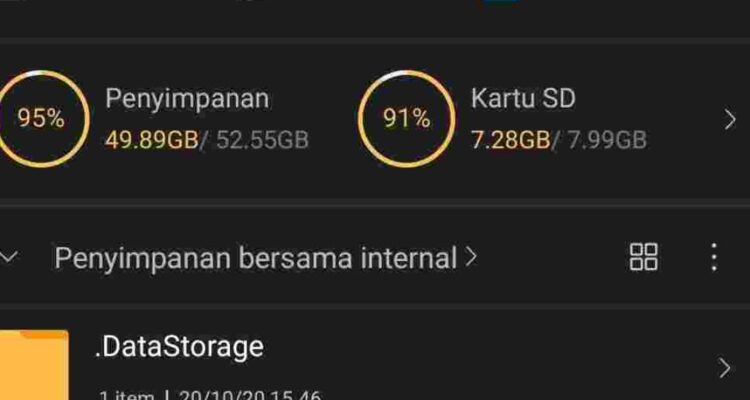 Photo by djavatoday.com - Penyebab Memori Internal Android Penuh Meski Aplikasi Sedikit