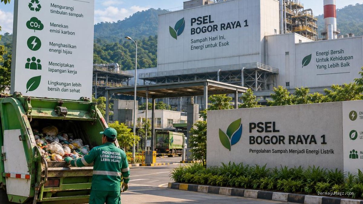 PSEL Bogor Raya 1 Pangkas 640.000 Ton Emisi lewat Pengolahan Sampah