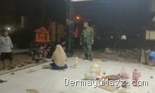 Sinergi TNI dan Warga Indramayu Percepat Pembangunan Koramil 1618/Cikedung