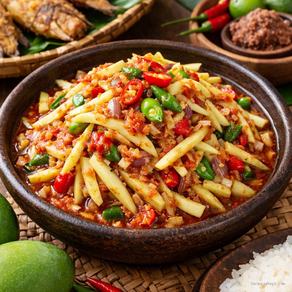 Cara Bikin Sambal Mangga Muda Pedas Asam Buat Cocolan Ikan Bakar Pesisir