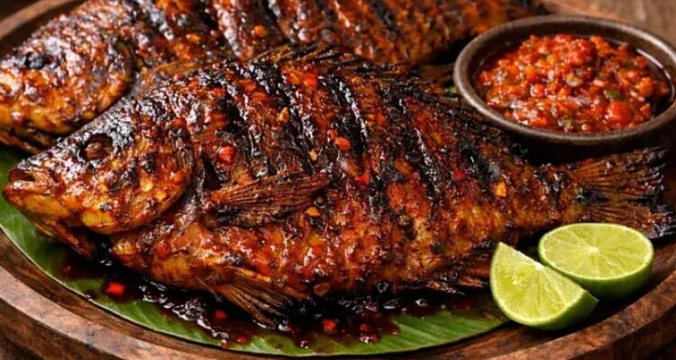 Photo by 1001resepnusantara.com - Racikan Bumbu Rujak Oles Ikan Nila Bakar Pedas Asam Gurih