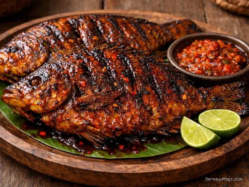 Photo by 1001resepnusantara.com - Racikan Bumbu Rujak Oles Ikan Nila Bakar Pedas Asam Gurih