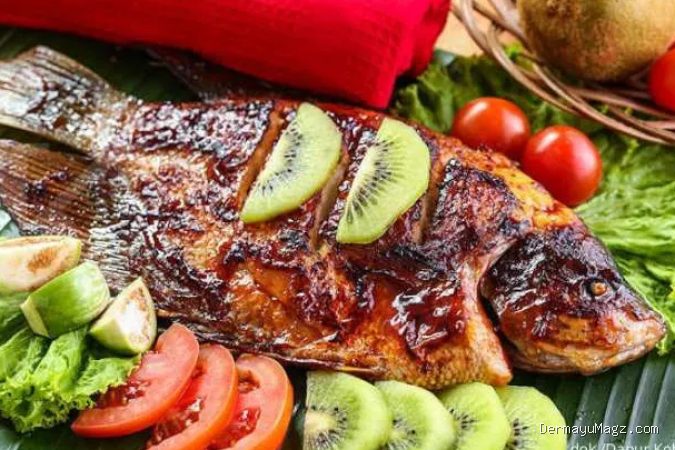 Photo by momsmoney.kontan.co.id - Resep Ikan Kakap Bakar Saus Dabu-Dabu Segar Pedas Menggigit
