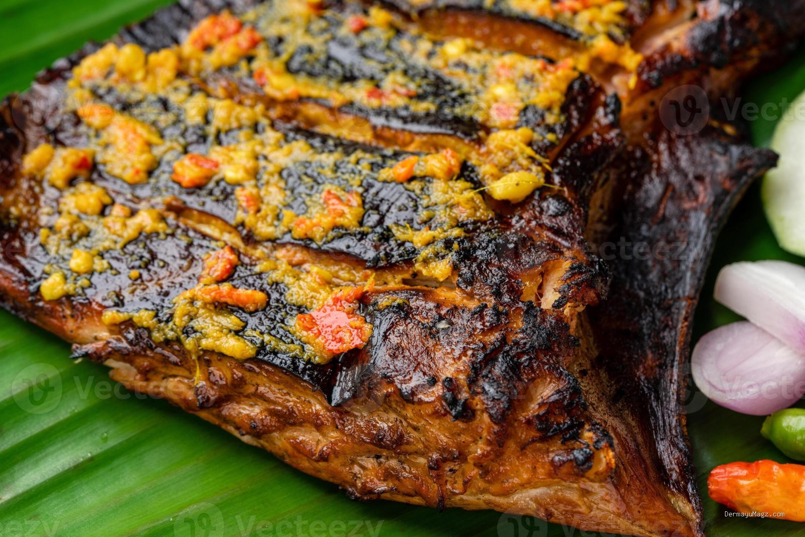 Resep Ikan Pari Bakar Bumbu Rempah Pesisir Pedas Manis Bebas Bau Pesing