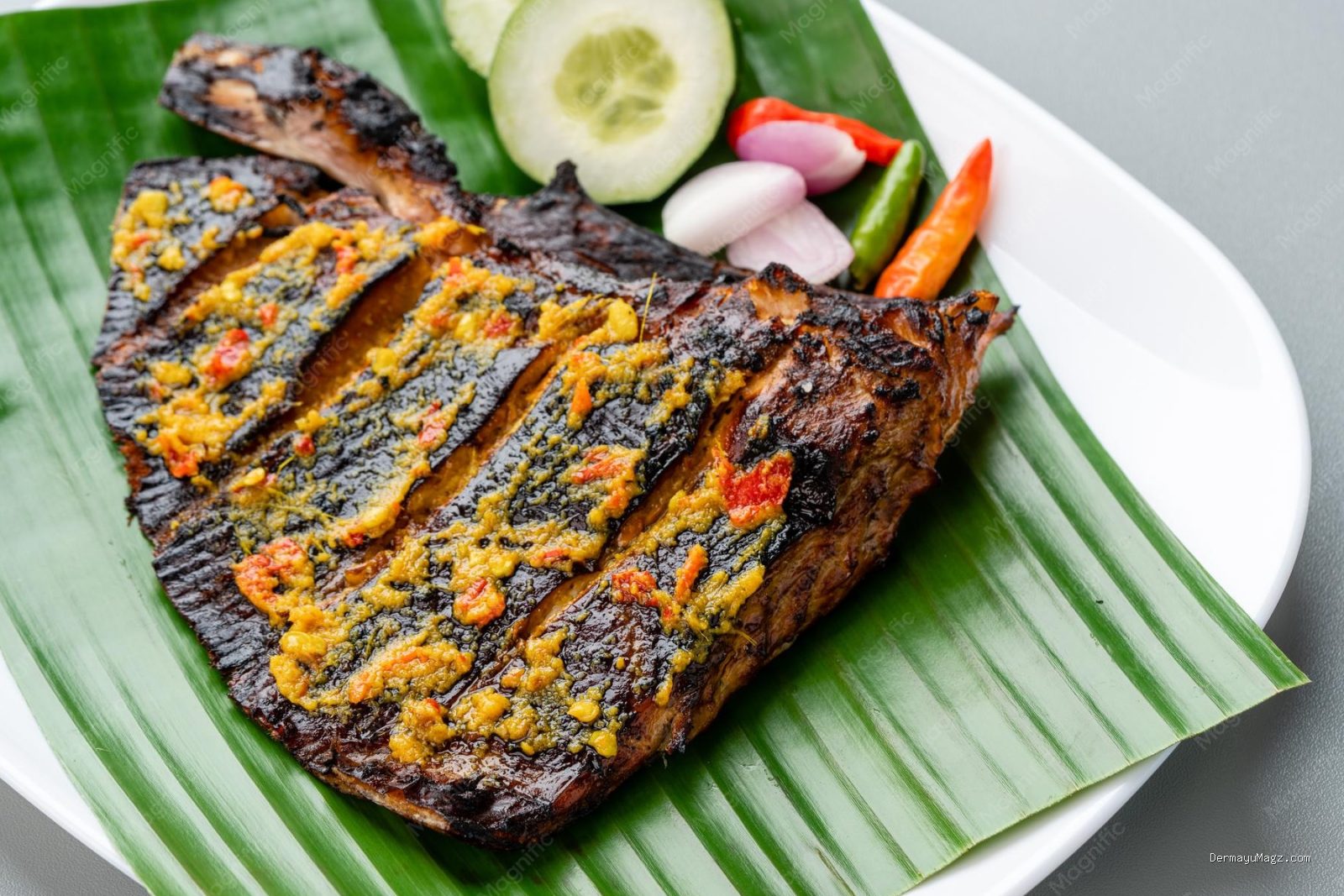 Resep Ikan Pari Bakar Bumbu Rempah Pesisir Pedas Manis Bebas Bau Pesing