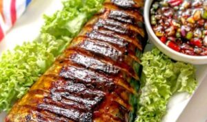 Photo by pinterest.com - Resep Ikan Tenggiri Bakar Bumbu Kunyit Lengkuas Wangi Semerbak