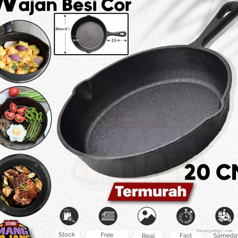 Trik Menggunakan Wajan Besi Cast Iron Buat Bikin Sensasi Ikan Bakar Rumahan